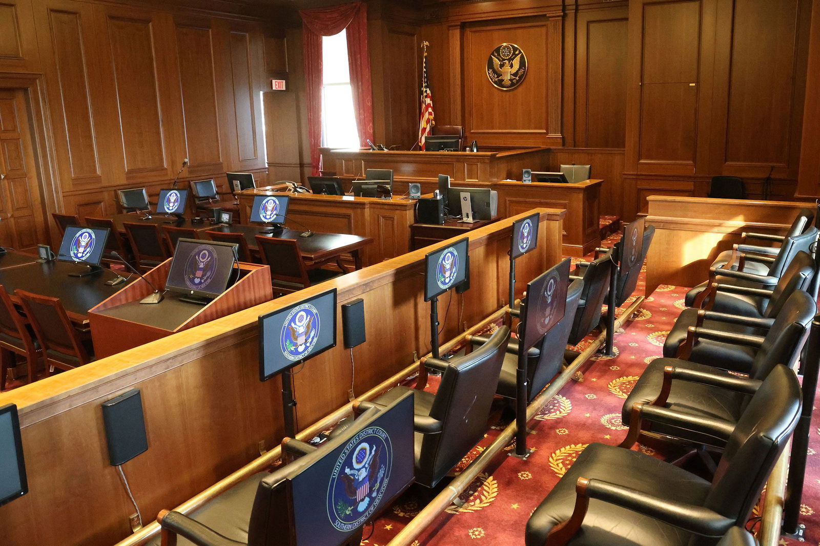 <i>Jefferson Siegel/Pool/Getty Images/File via CNN Newsource</i><br/>A view of a federal courtroom in New York