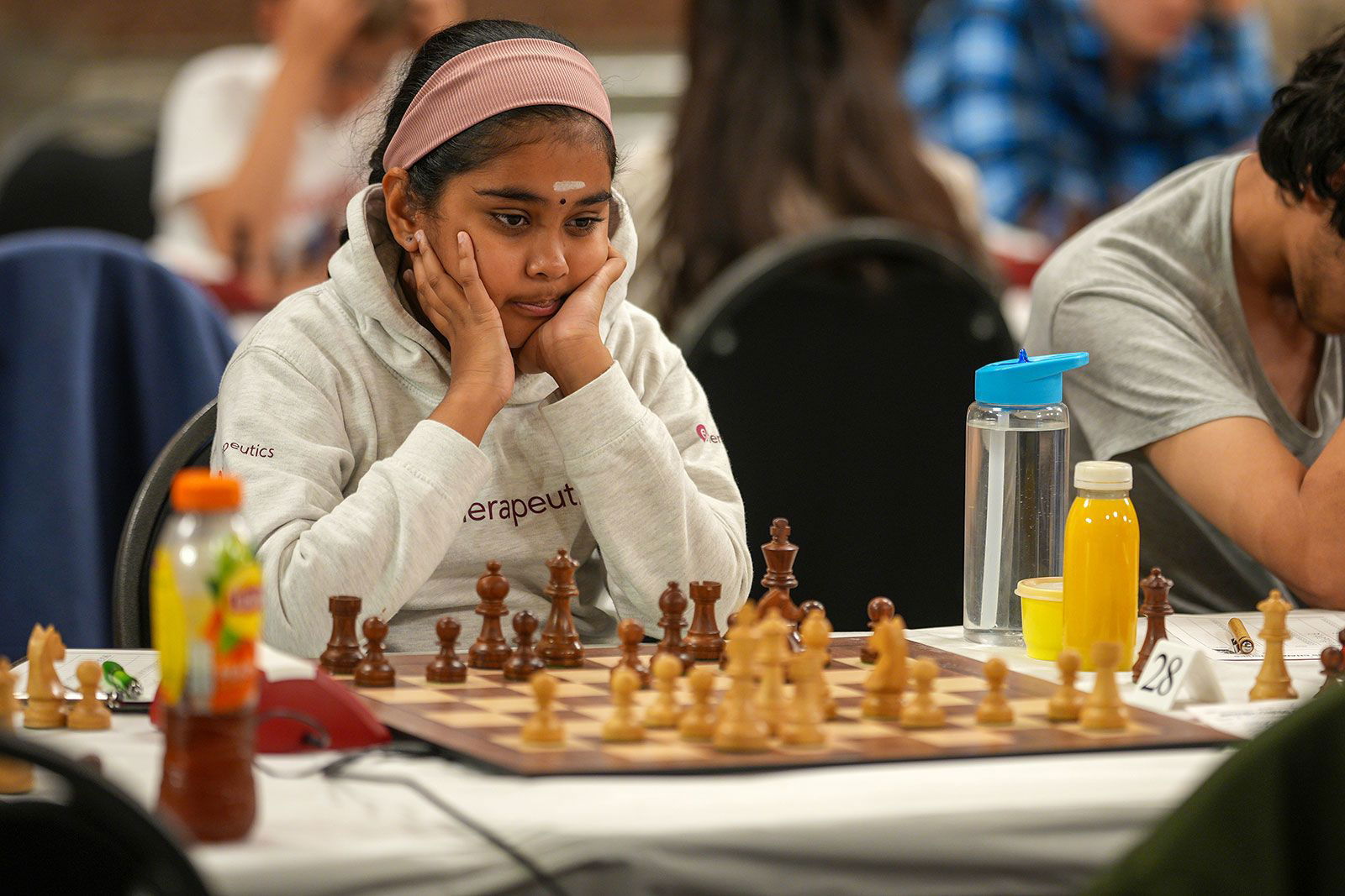 <i>Christopher Furlong/Getty Images/File via CNN Newsource</i><br/>Bodhana Sivanandan made history at the British Chess Championships.