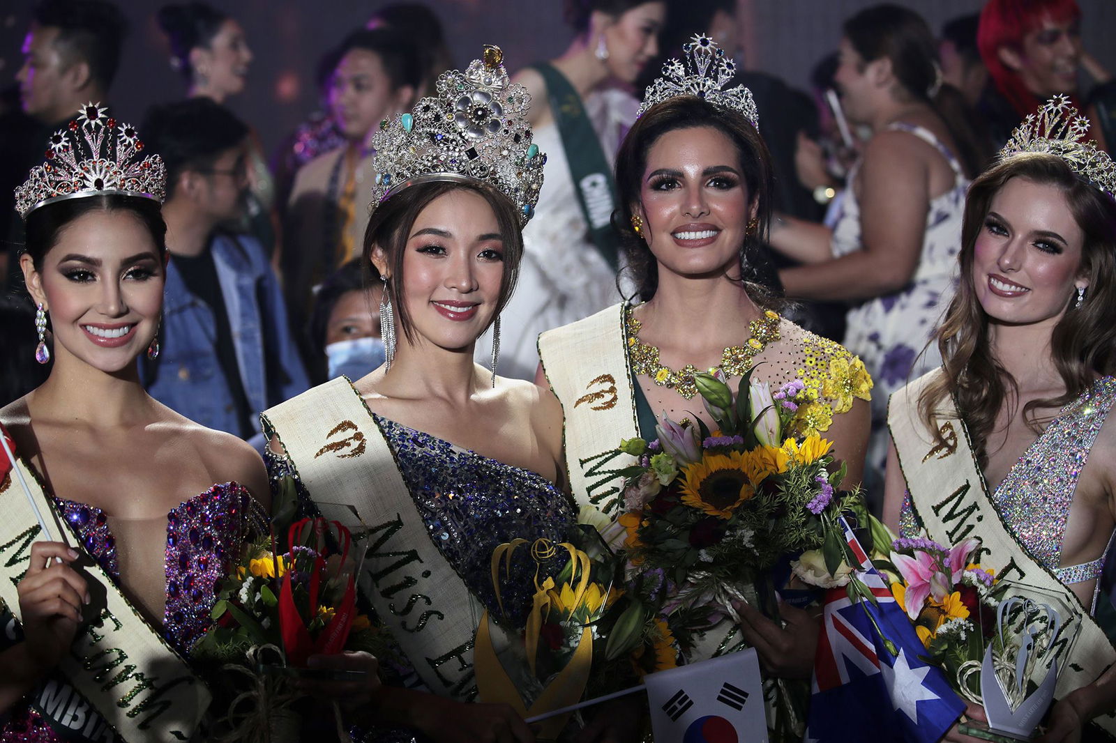 <i>Francis R. Malasig/EPA-EFE/Shutterstock via CNN Newsource</i><br/>Nadeen Ayoub will represent Palestine at the Miss Universe beauty pageant in November.
