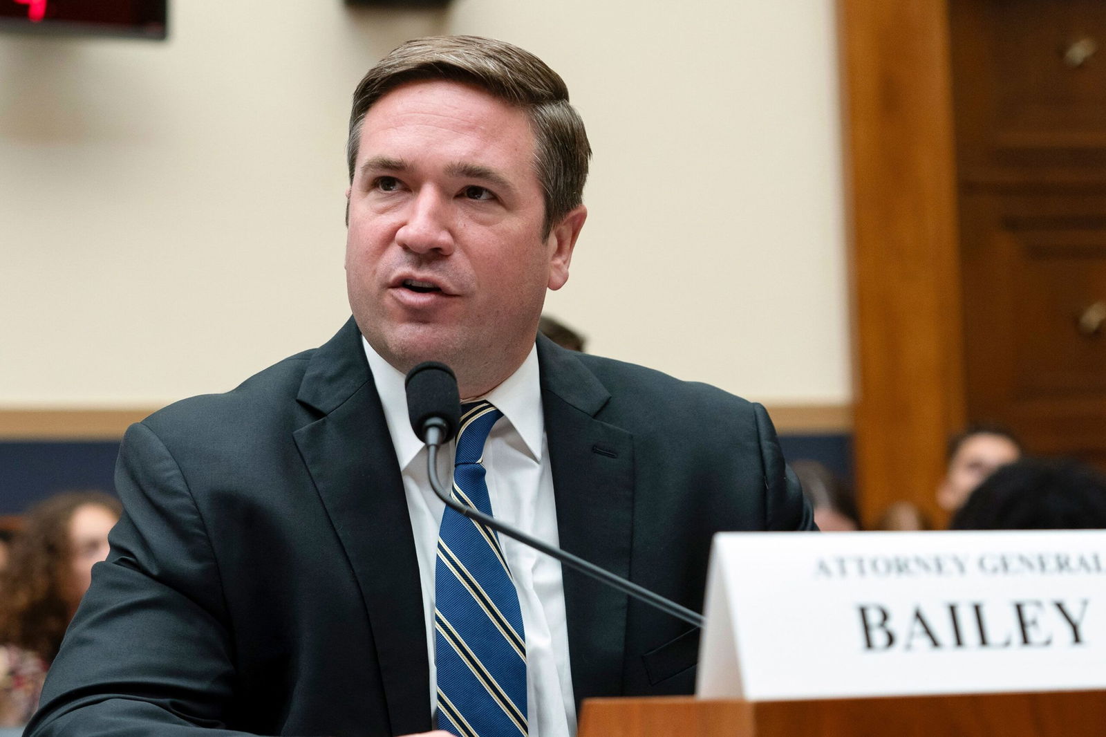 <i>Jose Luis Magana/AP via CNN Newsource</i><br/>Missouri Attorney General Andrew Bailey in Washington in June 2024.