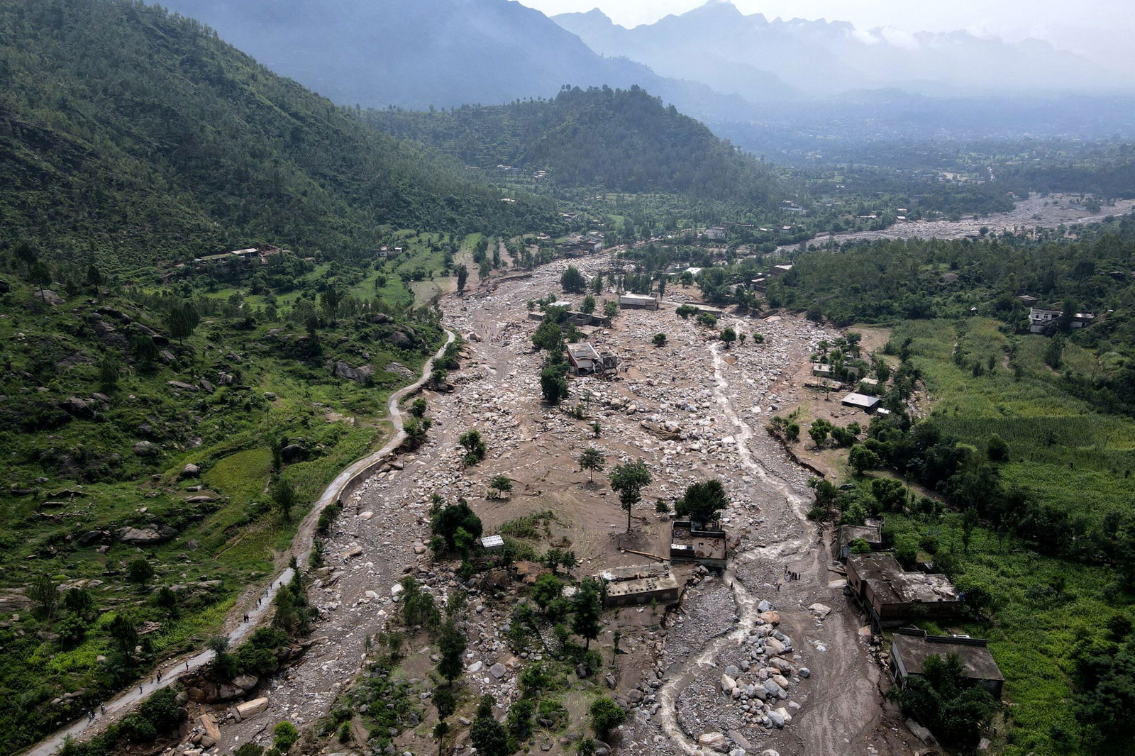 <i>Abdul Majeed/AFP/Getty Images via CNN Newsource</i><br/>In this aerial picture