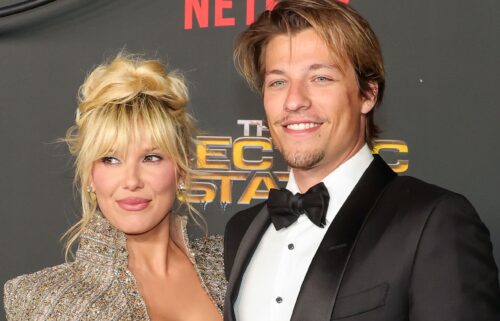 Millie Bobby Brown and Jake Bongiovi attend the world premiere of Netflix's "The Electric State" at The Egyptian Theatre Hollywood on February 24 in Los Angeles