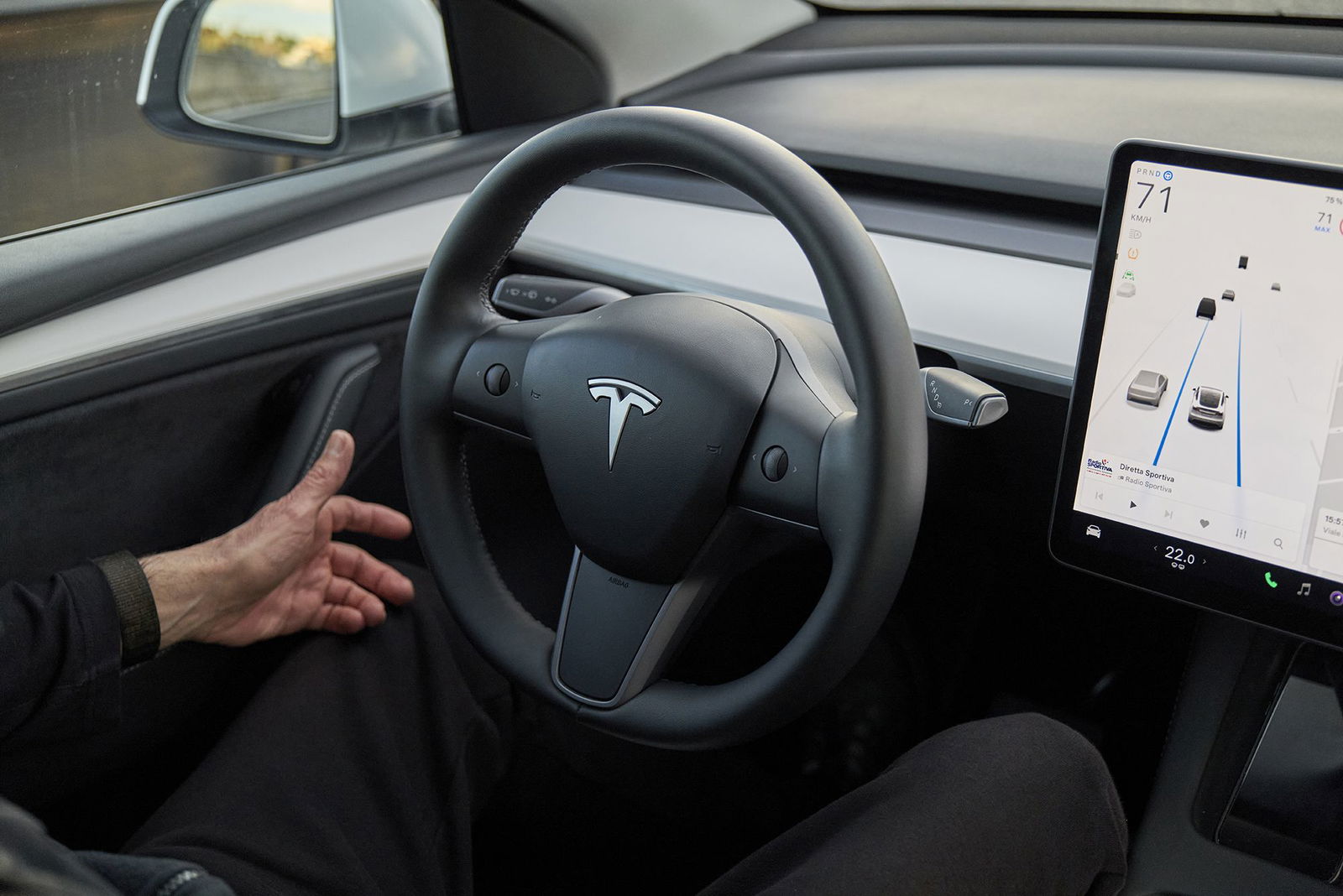<i>Matteo Della Torre/NurPhoto/Getty Images via CNN Newsource</i><br/>A Tesla Model Y equipped with Tesla's 