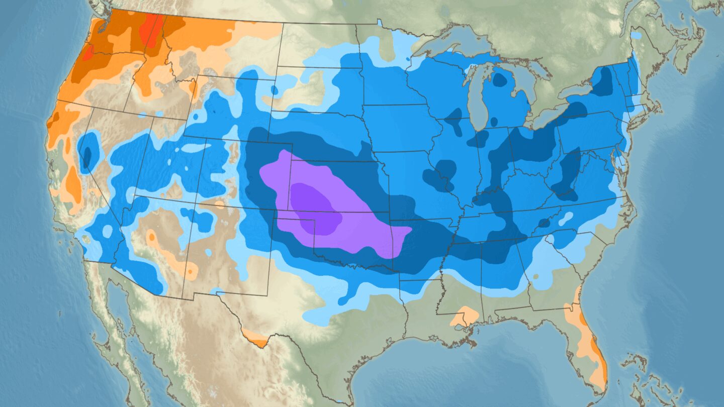 <i>CNN Weather via CNN Newsource</i><br/>Temperatures will drop in the wake of a cold front over the coming days.