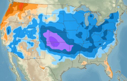 Temperatures will drop in the wake of a cold front over the coming days.