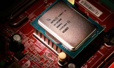 An Intel processor is seen in this illustration taken on August 19. President Donald Trump said on Friday he reached an agreement with Intel CEO Lip-Bu Tan.