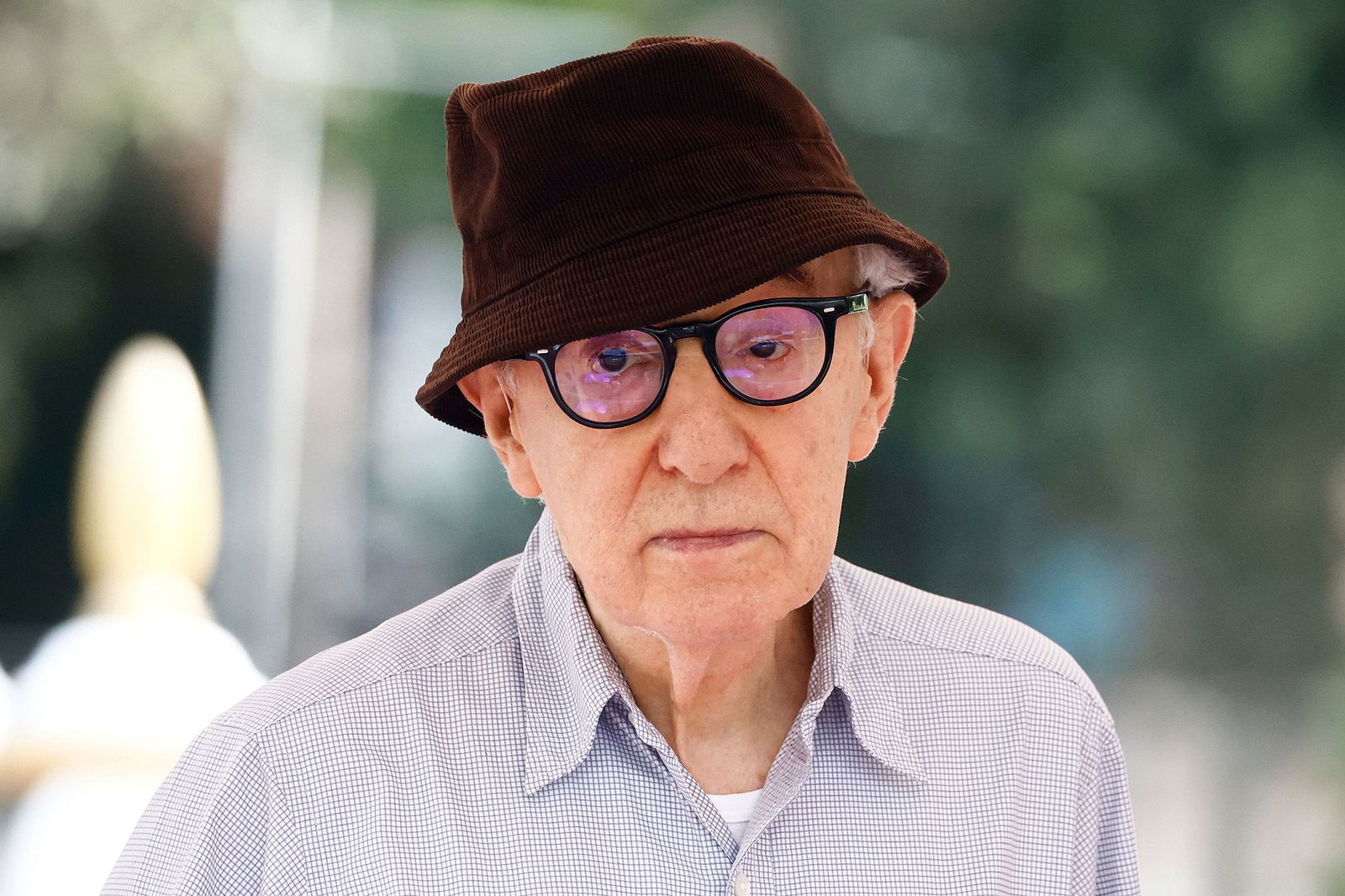 <i>Yara Nardi/Reuters via CNN Newsource</i><br/>Filmmaker Woody Allen is pictured in September 2023. Oscar-winning director Woody Allen has defended his appearance at a Moscow film festival following strong criticism from the Ukrainian government.