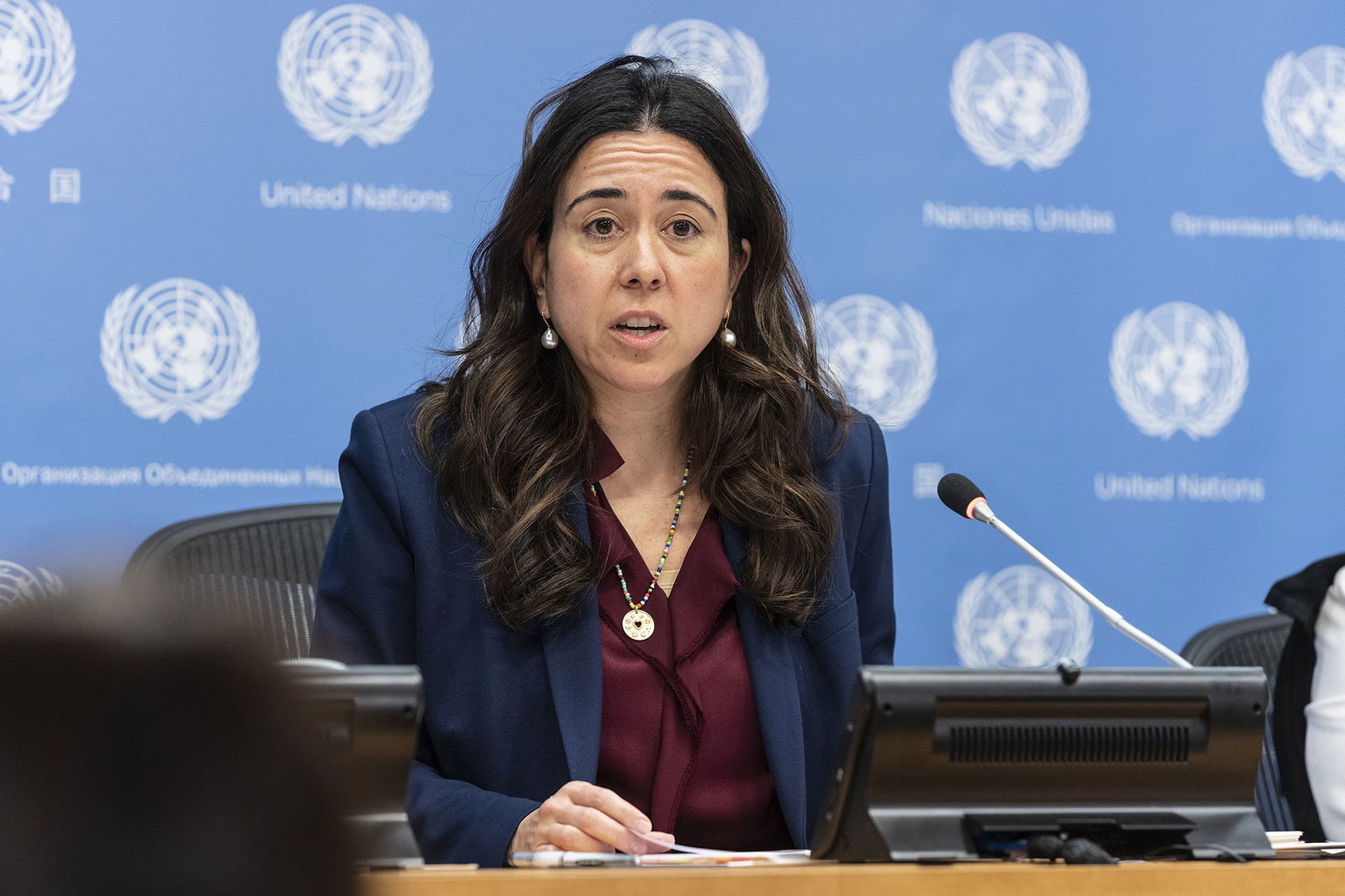 <i>Lev Radin/Pacific Press/LightRocket/Getty Images via CNN Newsource</i><br/>Former permanent representative of the UAE to the UN Lana Nusseibeh