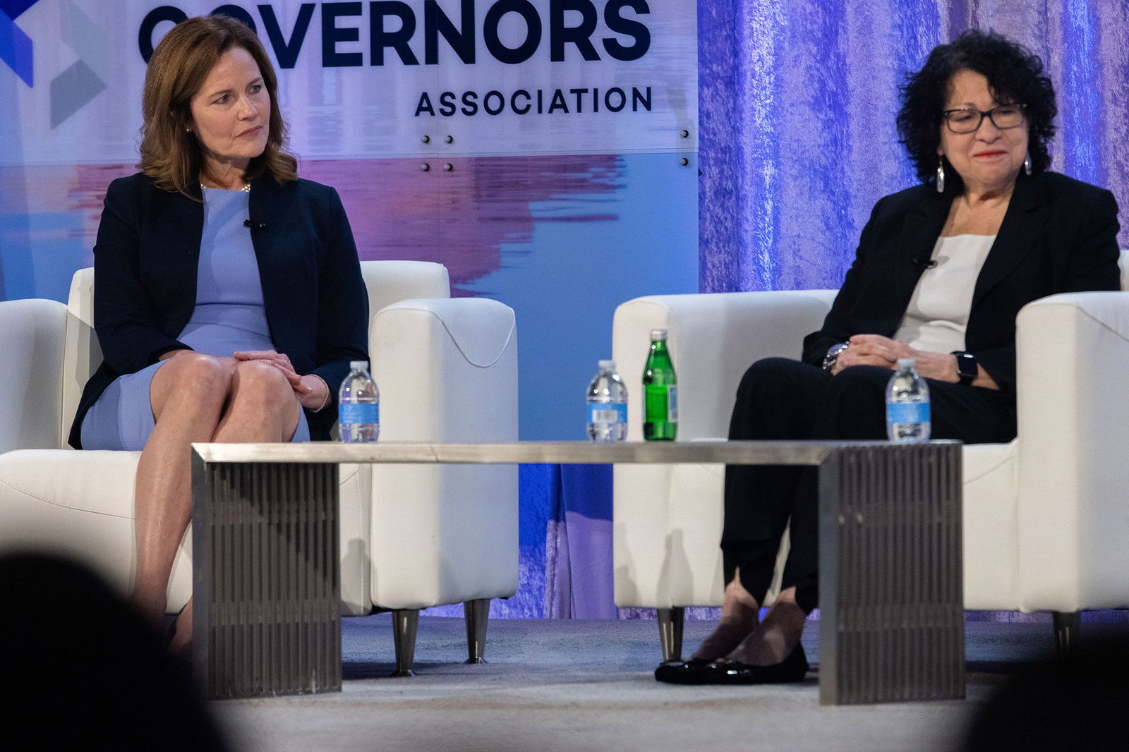 <i>Jeff Kowalsky/AFP/Getty Images/File via CNN Newsource</i><br/>People hold up a Trump 2028 banner as President Donald Trump delivers his 100th Day in office achievement speech in Warren