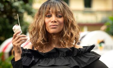 Tyra Banks launches 'Smize & Dream' ice cream at The Rocks in Sydney