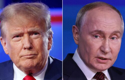 US President Donald Trump and Russian President Vladimir Putin.