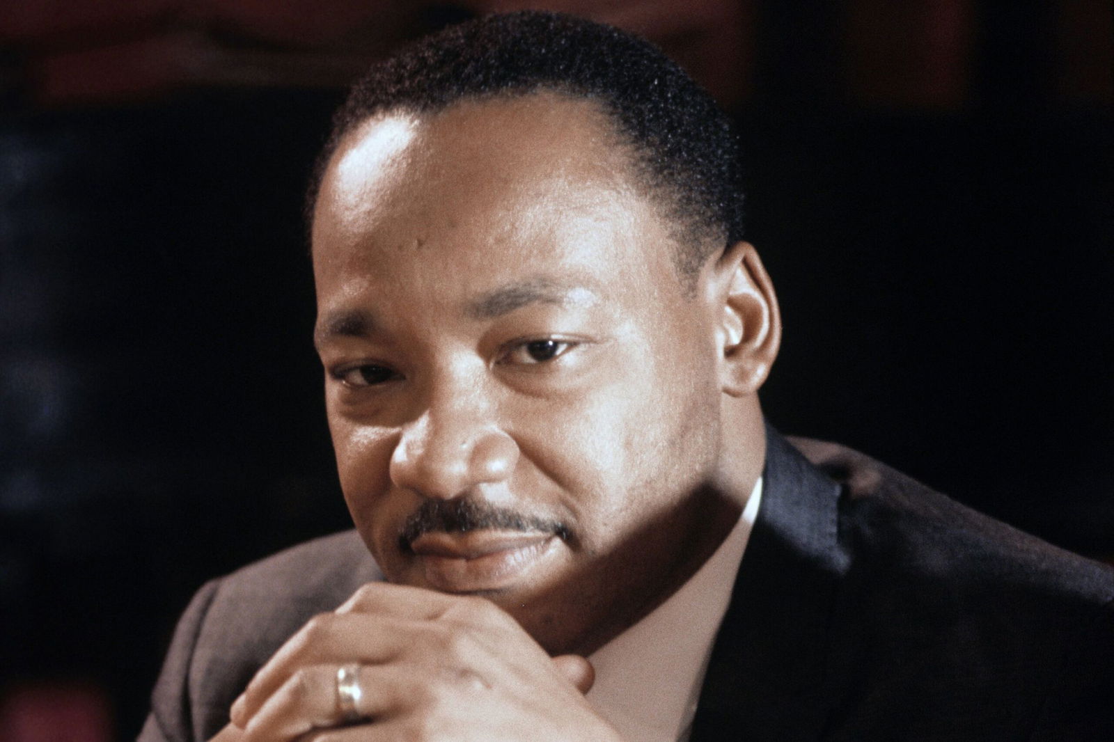 <i>Martin Mills/Archive Photos/Getty Images via CNN Newsource</i><br/>Civil rights activist Dr. Martin Luther King Jr. in a 1967 photo.