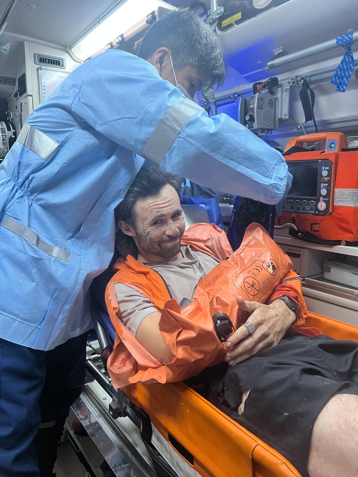 <i>Billy Halloran via CNN Newsource</i><br/>Halloran’s injuries required three surgeries