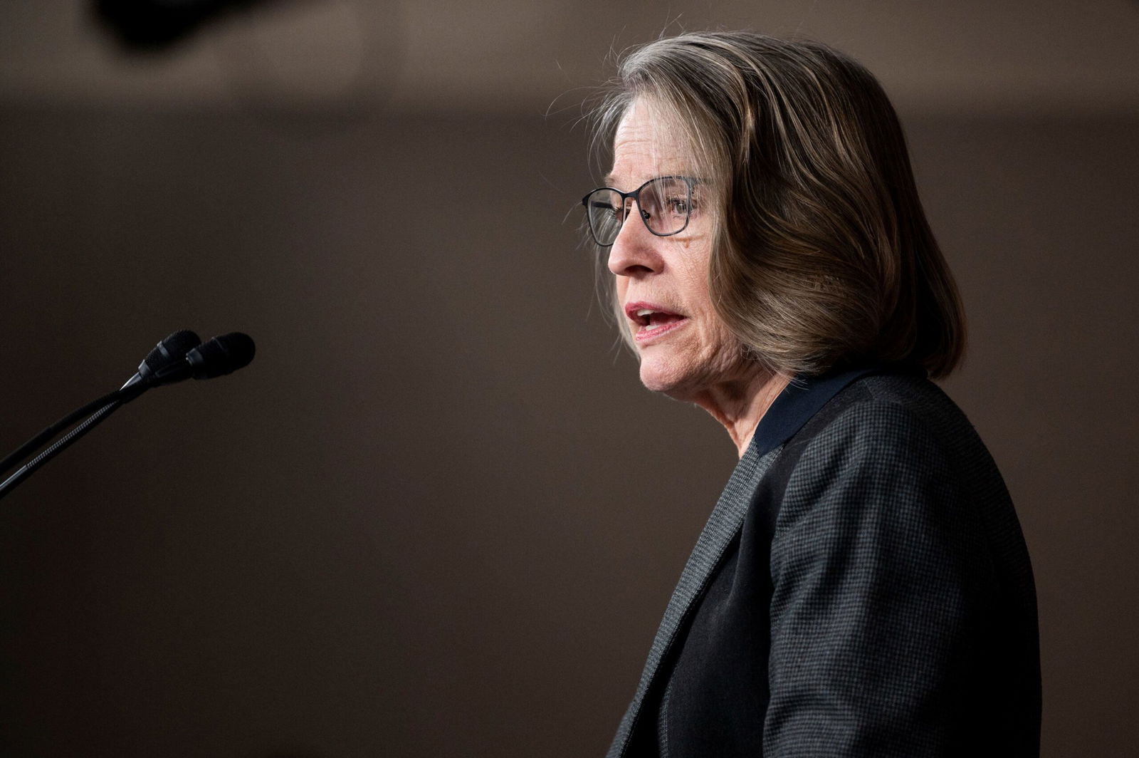 <i>Bill Clark/CQ Roll Call/AP via CNN Newsource</i><br/>Iowa Republican Rep. Mariannette Miller-Meeks speaks during the House GOP news conference in January 2022.
