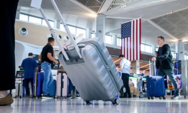 The air traffic control tower at Hollywood Burbank Airport on January 27 in Burbank