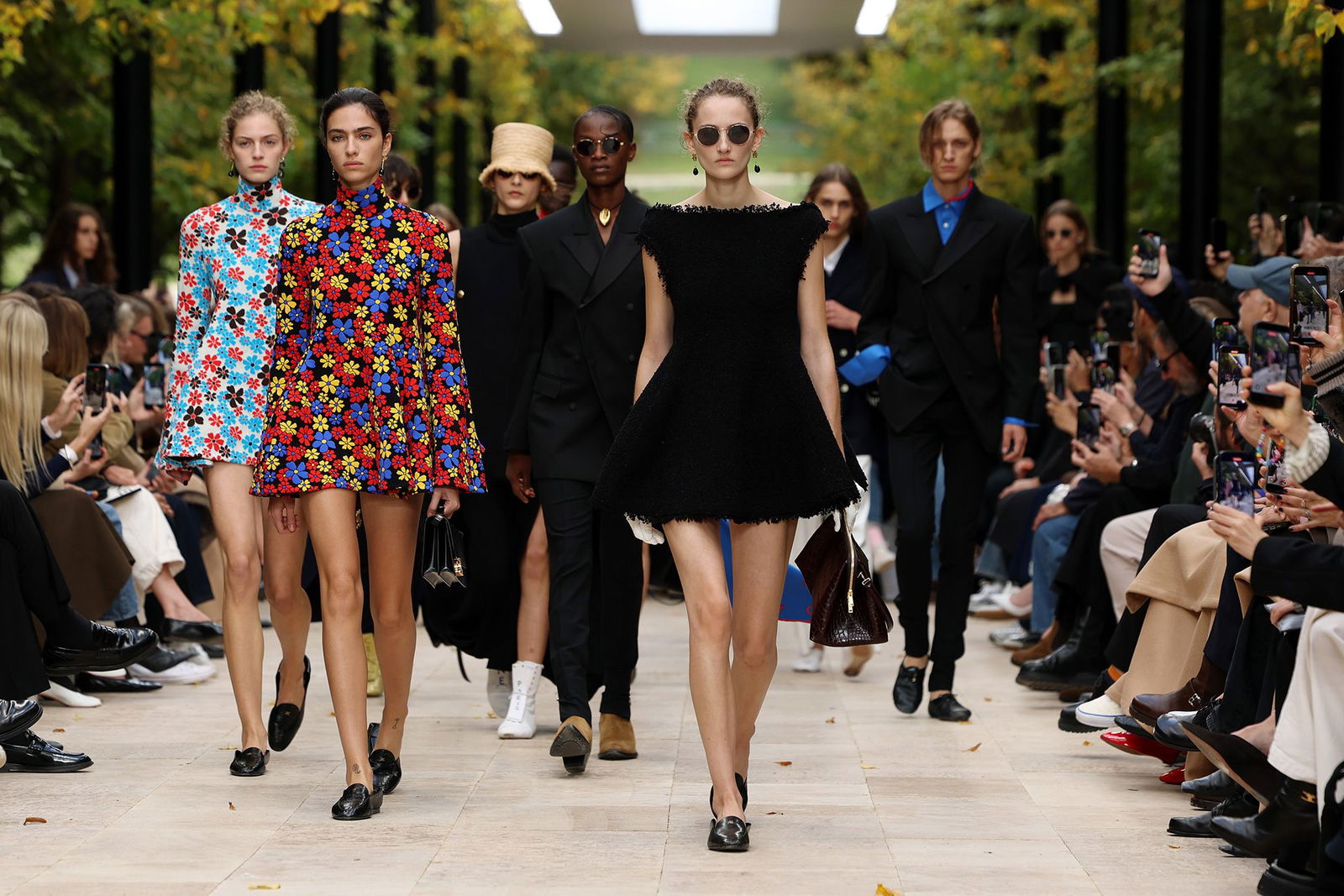 <i>Alain Jocard/AFP/Getty Images via CNN Newsource</i><br/>... while some looks gave ideas for effective layering.