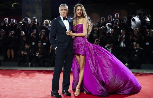 Actor George Clooney attending the annual fundraiser 'The Albie Awards' in London on Friday.