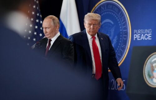 US President Donald Trump meets with Ukrainian President Volodymyr Zelensky in the Cabinet Room of the White House in Washington