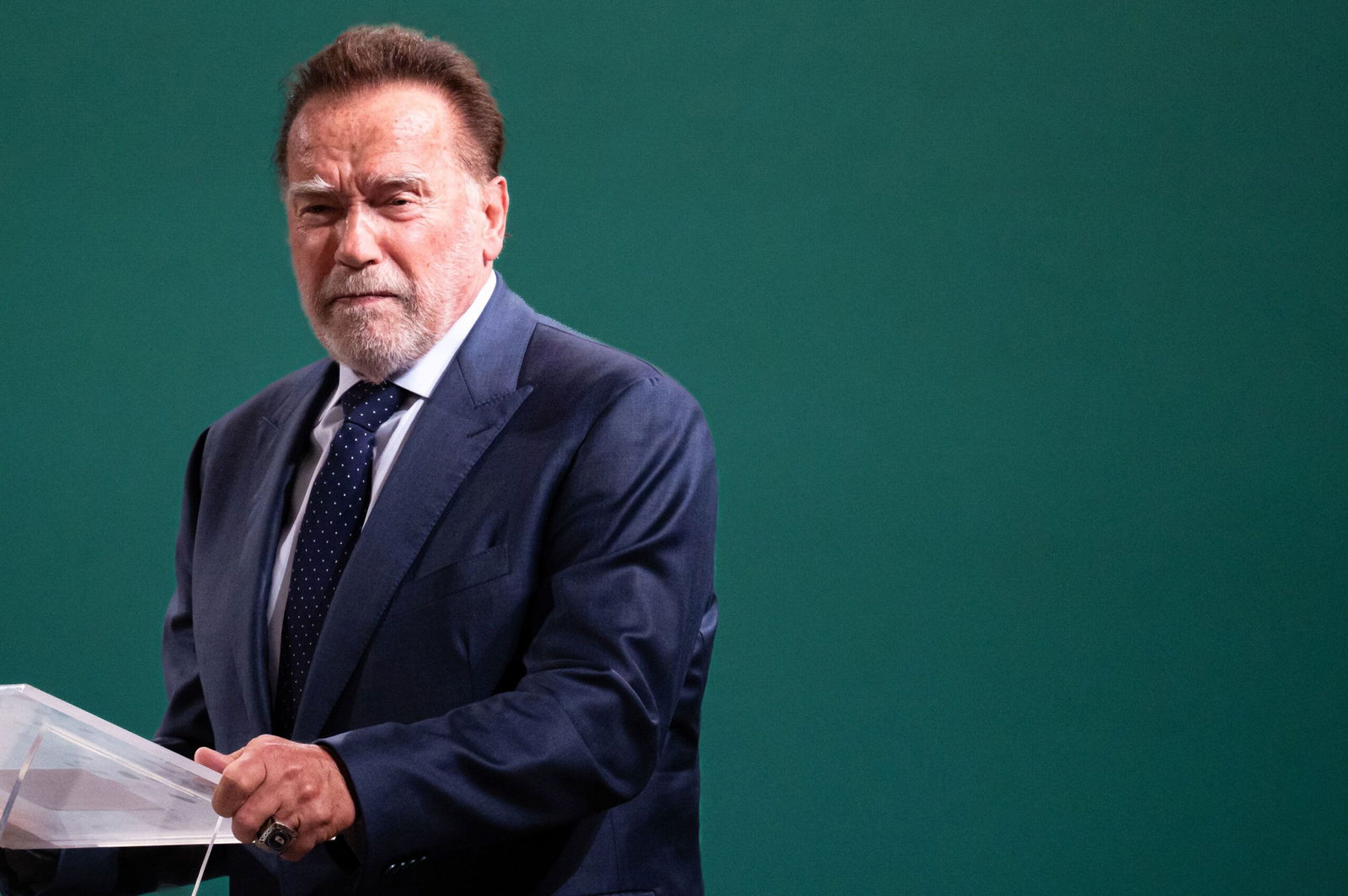 Actor and politician Arnold Schwarzenegger