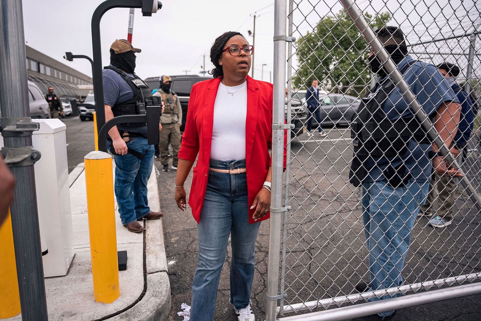 <i>Angelina Katsanis/AP/File via CNN Newsource</i><br/>Rep. LaMonica McIver appeared in federal court on October 21 as she continues to fight a three-count indictment alleging she impeded and interfered with federal officers in a highly publicized incident at a Newark