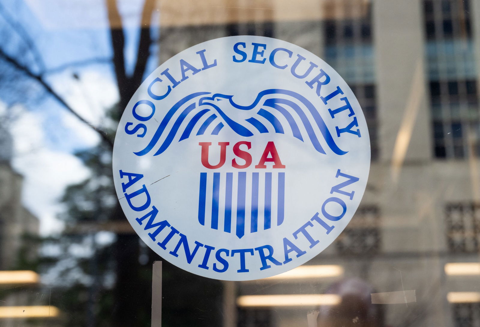 <i>Saul Loeb/AFP/Getty Images via CNN Newsource</i><br/>A Social Security Administration office in Washington