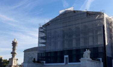 Pictured is the US Supreme Court building in Washington