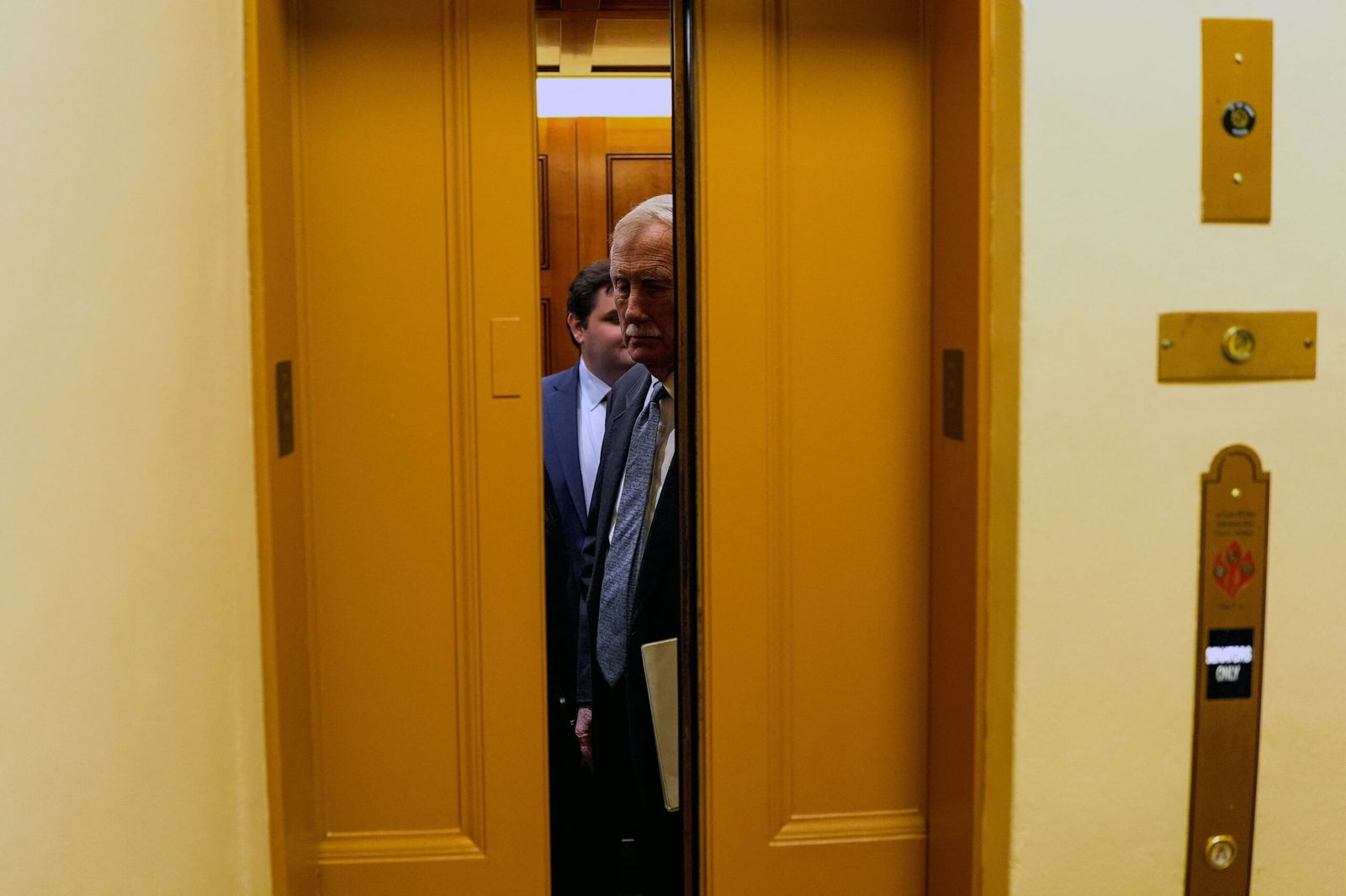 <i>Samuel Corum/Sipa USA/AP via CNN Newsource</i><br/>Joggers run past the US Capitol building in Washington DC