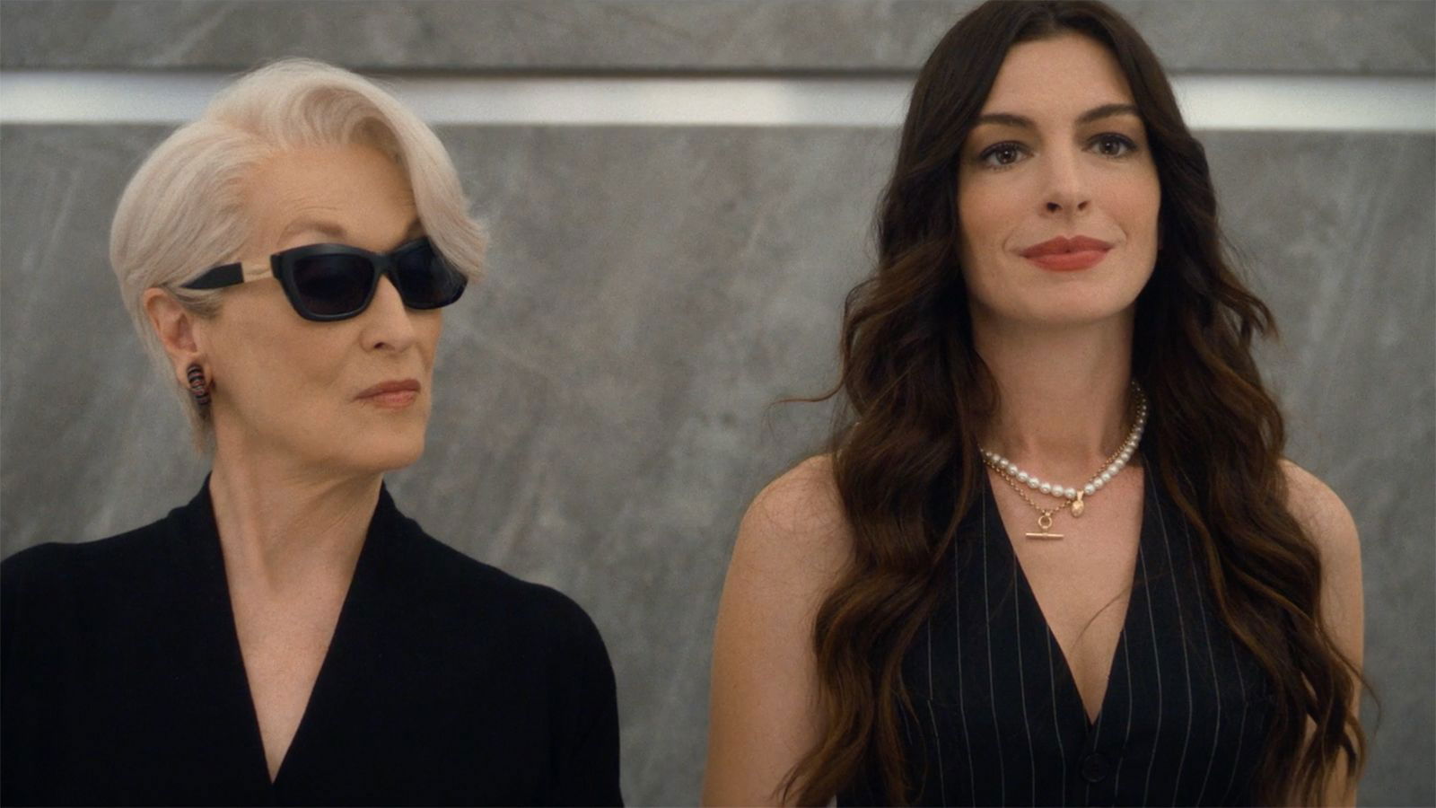Meryl Streep and Anne Hathaway appear in “The Devil Wears Prada 2.”