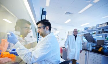 Joan Sabadell-Basallote works in the lab at Fractyl Health.