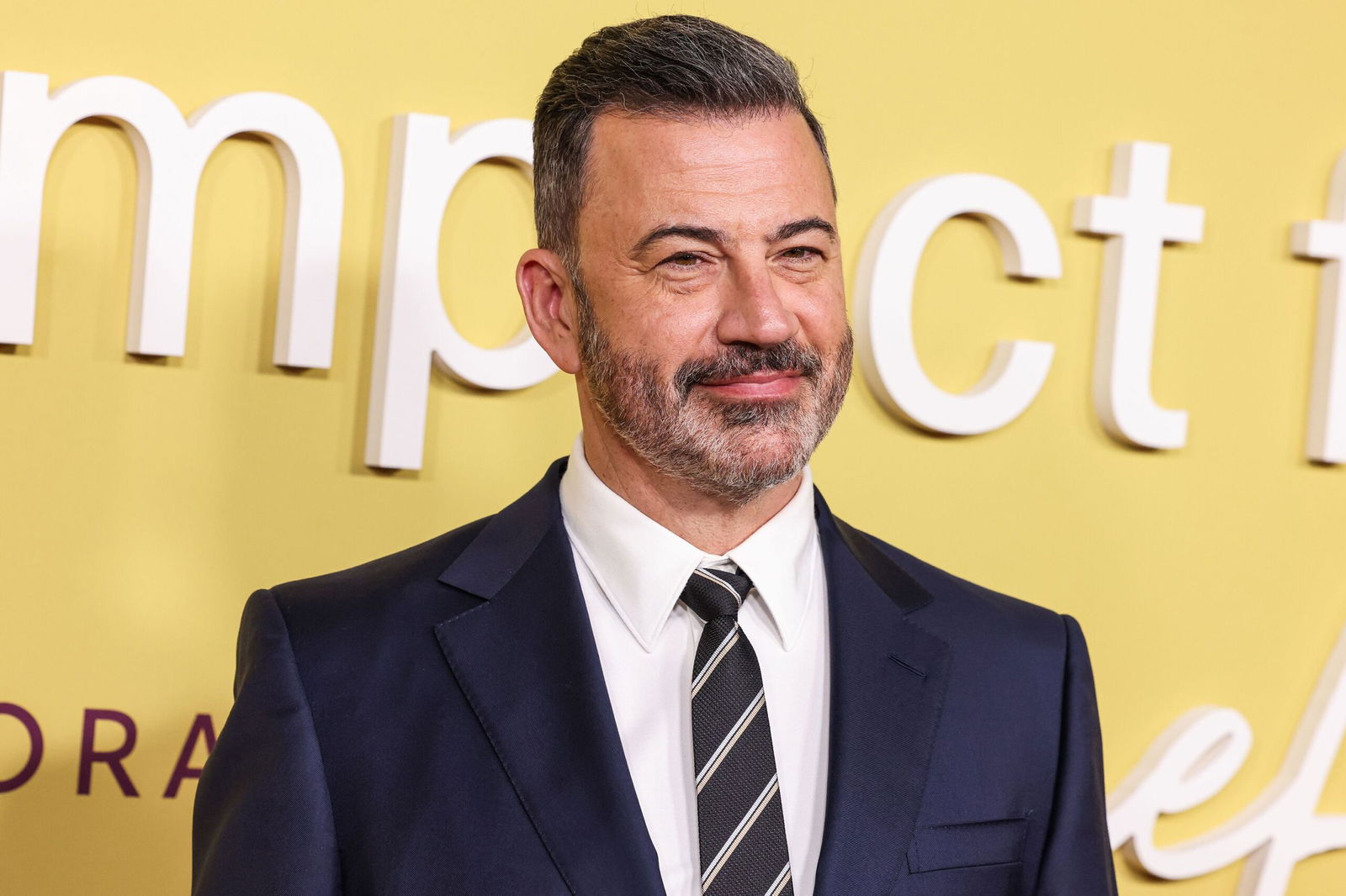 <i>Image Press Agency/NurPhoto/Shutterstock via CNN Newsource</i><br/>Jimmy Kimmel arrives at the 3rd Annual Rare Impact Fund Benefit in Hollywood.