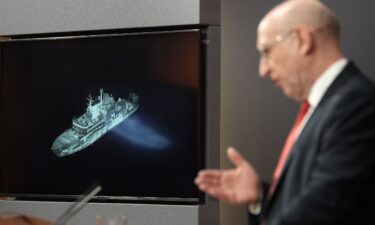 British Defense Secretary John Healey speaks in Downing Street on Wednesday