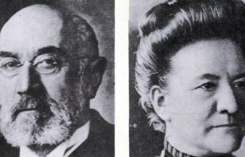 Isidor and Ida Straus were travelling home from their native Germany to the US when the luxury ocean liner hit an iceberg and sank.