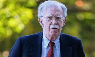 Former White House national security adviser John Bolton arrives at US District Court for the District of Maryland