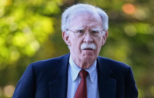 Former White House national security adviser John Bolton arrives at US District Court for the District of Maryland