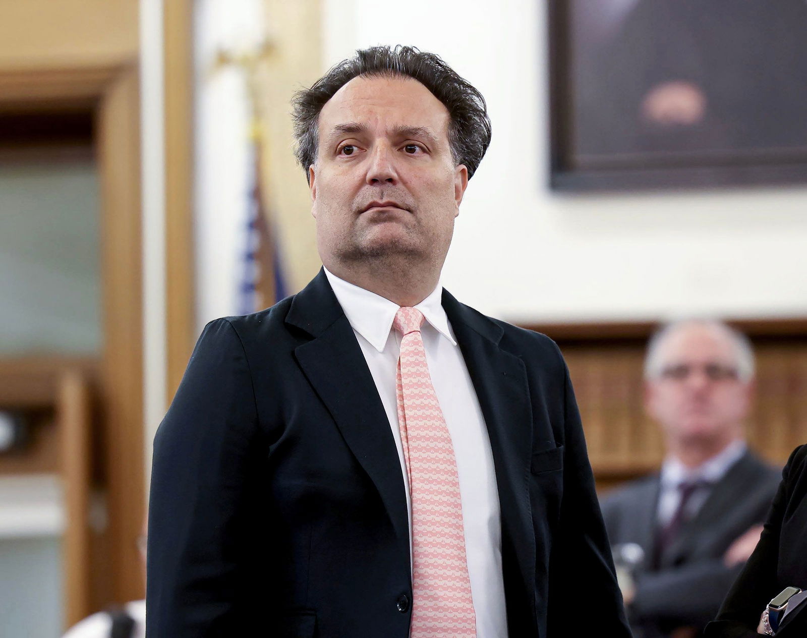 <i>John Tlumacki/The Boston Globe/Getty Images via CNN Newsource</i><br/>Investigators gather at the home of missing Cohasset