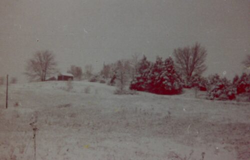 John took a few photos of the snow