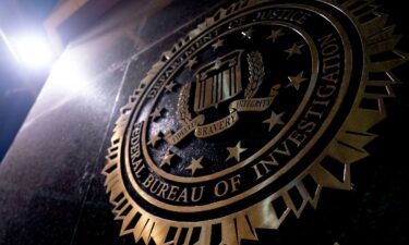 The seal of the Federal Bureau of Investigation on the J. Edgar Hoover Federal Bureau of Investigation building in Washington