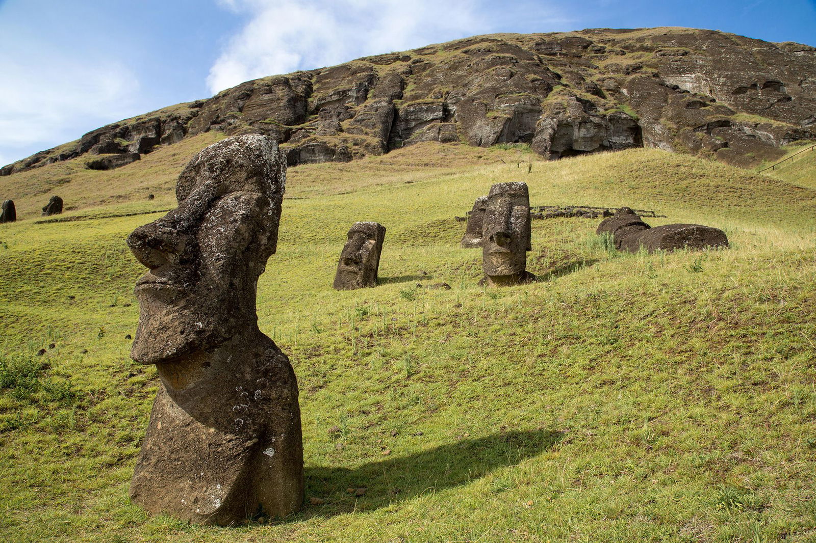 <i>Carl P. Lipo/Binghamton University; Terry L. Hunt/University of Arizona via CNN Newsource</i><br/>The model of the quarry revealed 426 moai in various stages of completion.