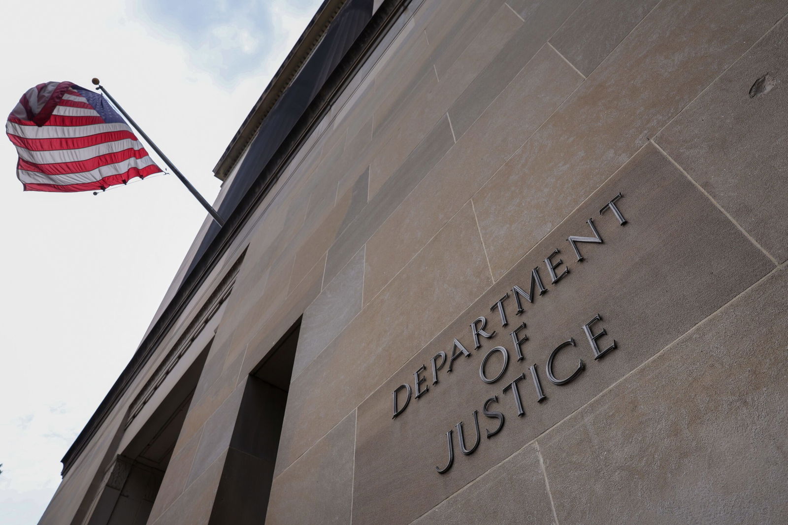 <i>Kevin Dietsch/Getty Images via CNN Newsource</i><br/>The US Department of Justice in Washington