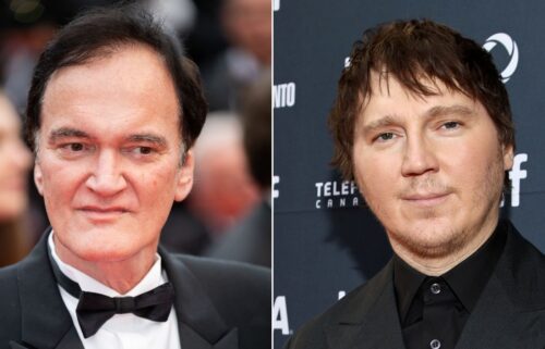 Quentin Tarantino and Paul Dano